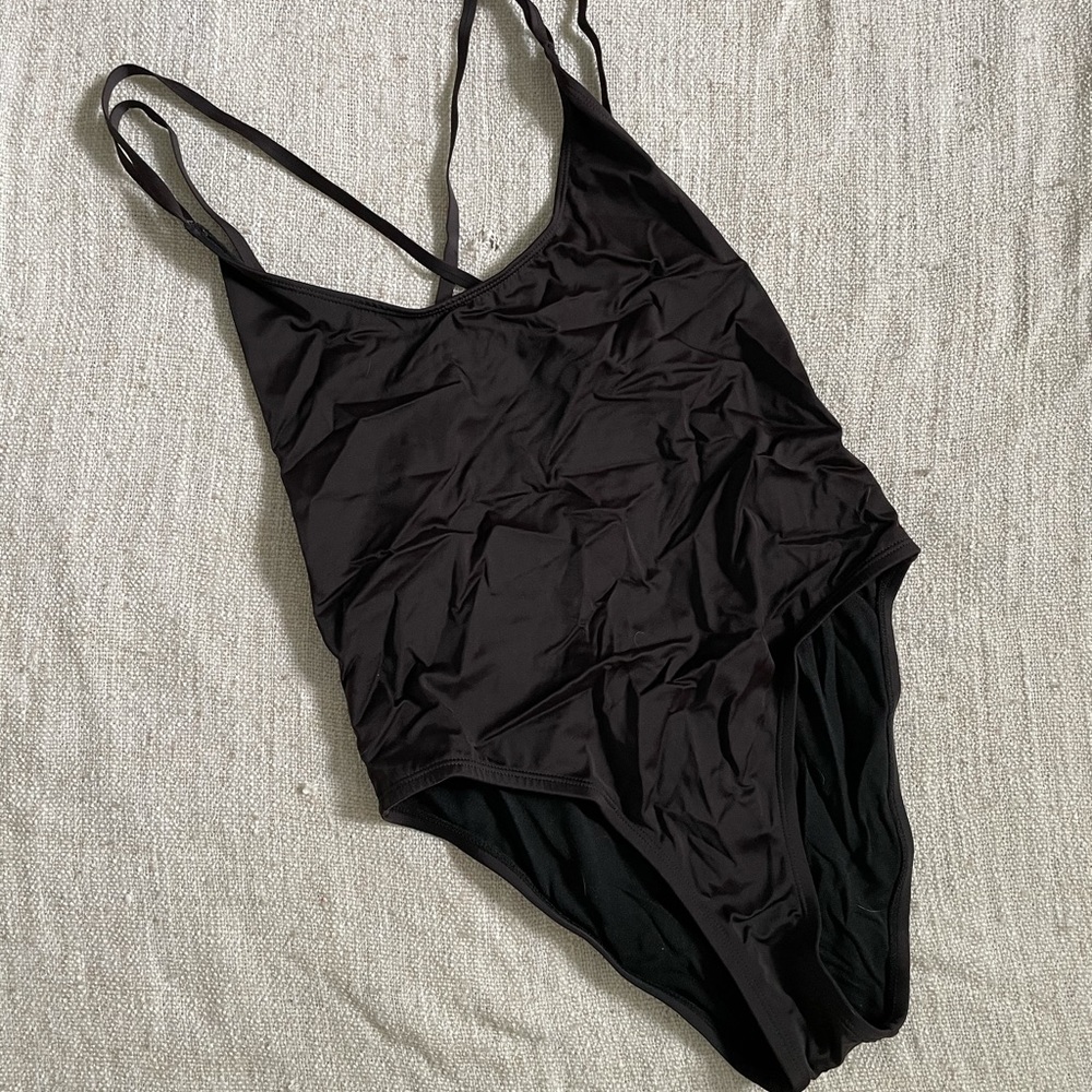 Urban Outfitter Strappy Black One Piece